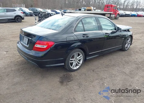 2012 Mercedes-Benz C 250 Luxury/Sport from USA, damaged, VIN WDDGF4HB2CA539797